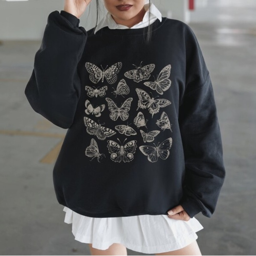 Butterfly Crewneck